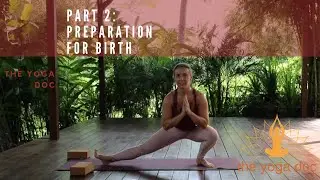 FLOW: 20 minute Pregnancy Yoga | Part 2 - Preparation for Birth | The Yoga Doc
