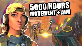 This is what 5000 hours of all agent  looks like on Valorant