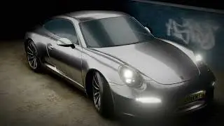 Porsche 911 carrera phonk edit by jishanth developer || blender animation edit