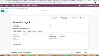 Odoo V12 - Product Variants for ISP's
