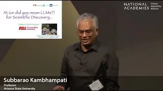 AI for Scientific Discovery [Briefing & Panel Remarks at National Academies workshop on ]