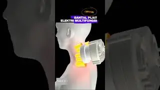 Bantal Pijat Elektrik Multifungsi Dapat Digunakan di Berbagai Kesempatan Solusi Kurang Tidur #Shorts