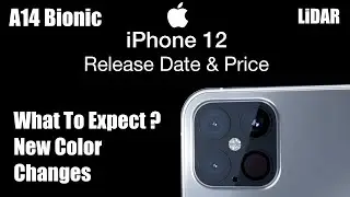 Iphone 12 expectations | New design | New colors | Change in box | LiDAR Scanner and much more...