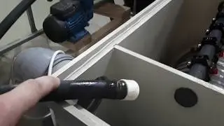 Mini RAS. Sturgeon. Part 2 (cleaning pipes and drum filter, homemade nozzle type 