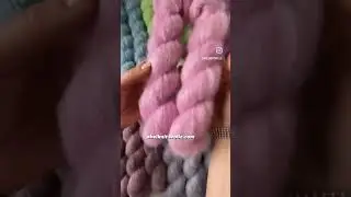 #handdyedyarn #mohair #knitting