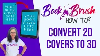 HOW TO? 📗 Convert Your 2D Book Cover to an AWESOME 3D Book Cover with BOOK BRUSH 📗