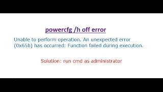 Unable to perform operation. An unexpected error (0x65b) has occurred