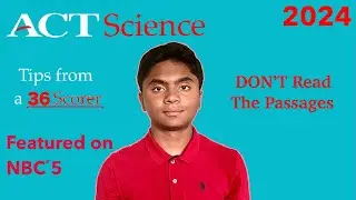 Perfect the ACT Science (2024) | Score 36 on Science WITHOUT Reading the Passages