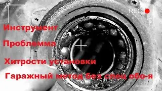 Замена подшипника ступицы На Рено Степвей