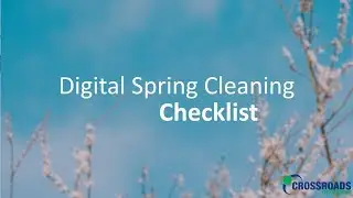 Digital Spring Cleaning Checklist