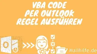 🖥️VBA Code per Regel in Outlook ausführen. 📧⚙️📜#vba #outlook #regedit #regel