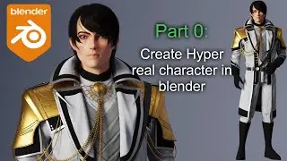 Blender Character Sculpting and modeling Preview