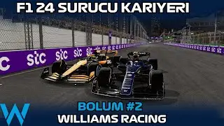 JEDDAH' TE TEKERLEK TEKERLEĞE MÜCADELELER-F1 24 Türkçe Williams Kariyeri S1-B2 #f1 #formula1 #f124