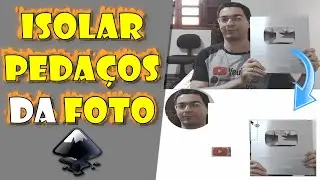 Como RECORTAR e ISOLAR PARTES de uma FOTO no Inkscape com a Ferramenta Construtor de Formas