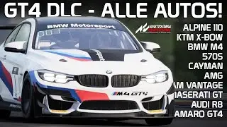 GT4 DLC Release - Alle Autos Übersicht | Assetto Corsa Competizione German Gameplay