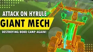 GIANT MECH DESTROYING HYRULE - Tears of the Kingdom