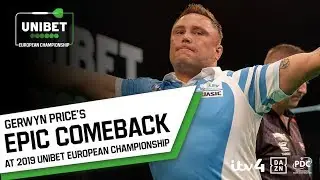 GERWYN PRICE'S EPIC COMEBACK! | 2019 Unibet European Championship