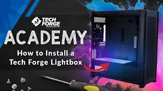 How To Install a TechForge PC Case Light box | Overclockers Academy
