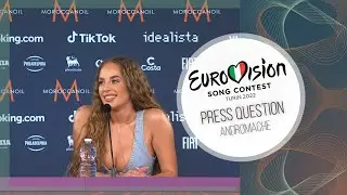 PRESS QUESTION ► Andromache (Cyprus Eurovision 2022)