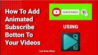 How to add subscribe button on video | Green Screen Subscribe Button | Sinhala | Saniya Tech Academy