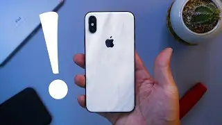 The Best SmartPhone Skin | Dbrand White Marble Skin For iPhone X