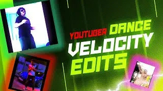 free fire youtubers dancing VELOCITY edit
