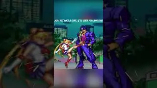 Сейлор Мун дала отпор Джотаро #jojo #jjba #игра #джоджо #шортс #jotaro #mgr  #anime