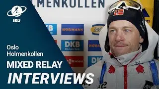 World Cup 23/24 Oslo-Holmenkollen: Mixed Relay Interviews