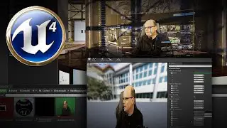 Basic Keying Realtime Video onto Geometry in Unreal Engine for Virtual Production