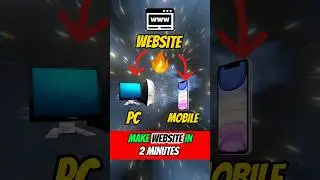 🔥OMG!! Make Website in 2 minutes✅ | No Coding🤫 | learnum