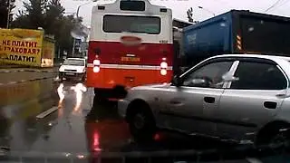 Авария на Ворошиловском мосту 24.07.2013г.
