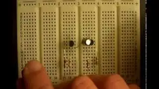 How to build a two transistor dual LED flasher