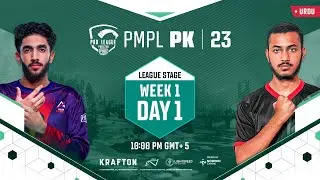 [URDU] 2023 PMPL Pakistan Spring | Week 1 Day 1 | Survive to Conquer