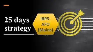 IBPS-AFO Mains Exam Strategy || Free resources ||