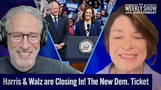 Jon Stewart & Sen. Klobuchar on the Harris-Walz Campaign & the Democratic Shakeup | The Weekly Show
