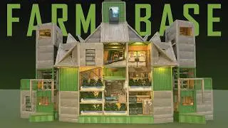 I Designed the ULTIMATE Defendable 3X3 Farm Base | Cloth Berries & Tea | RUST 2025
