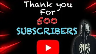 Thank You for 500 SUBSCRIBERS!❤️