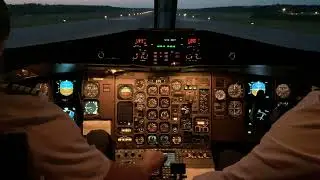 ATR42-200 take off cockpit view