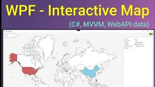 Create a mapcontrol in WPF (.Net 6, MVVM, RestAPI)
