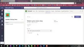 How to Turn in a Microsoft Teams Assignment