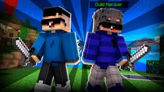 Joguei Bedwars com um Guild Member e Ganhamos sem Cama