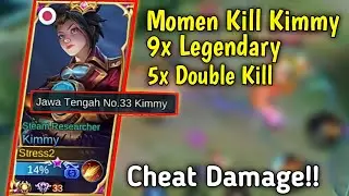 TOP JAWA TENGAH KIMMY - VERY EASY AGAINST BRODY USING KIMMY | MOBILE LEGENDS