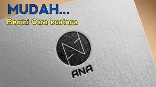 An easy way to make a logo by using a cellphone / ana name logo 😎