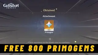 Free 800 Primogems, 200 Primogems for 4 days | Genshin Impact