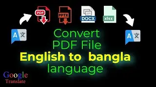 How to convert English PDF File to Bengali PDF File easily||