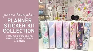2021 STICKER KIT COLLECTION | feat. Plannerface #ad, Scribble Prints Co and more