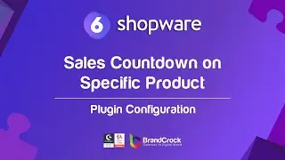 Shopware 6 Plugin Sales Countdown on Specific Product