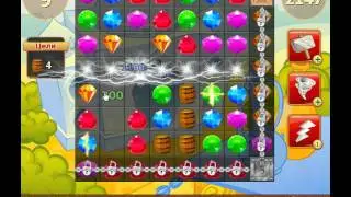 Сокровища пиратов 2147         уровень прохождение - Pirate treasures level 2147       walkthrough