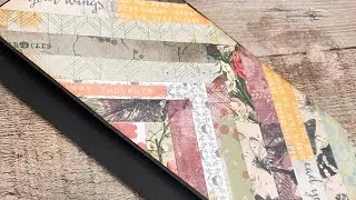 #abcapril2025 - Q - QUICK MAKE  - Quilted paper