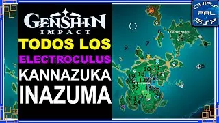Todos los Electroculus de Kannazuka - Inazuma - Genshin Impact